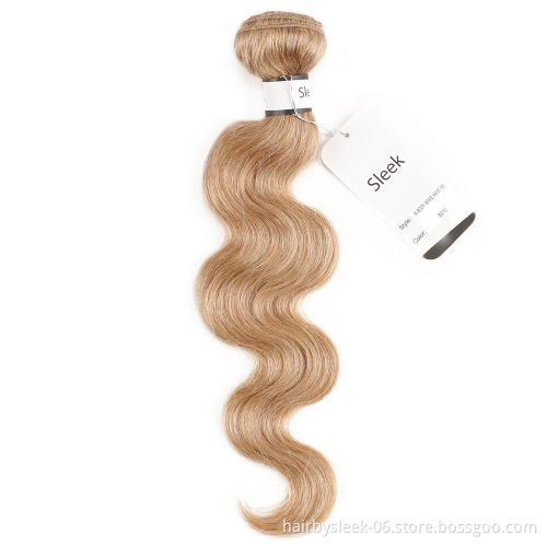 "Ready Stock" Human hair extension body wave 100% 613 mink brazilian virgin indian remy human hair cuticle aligned bundles